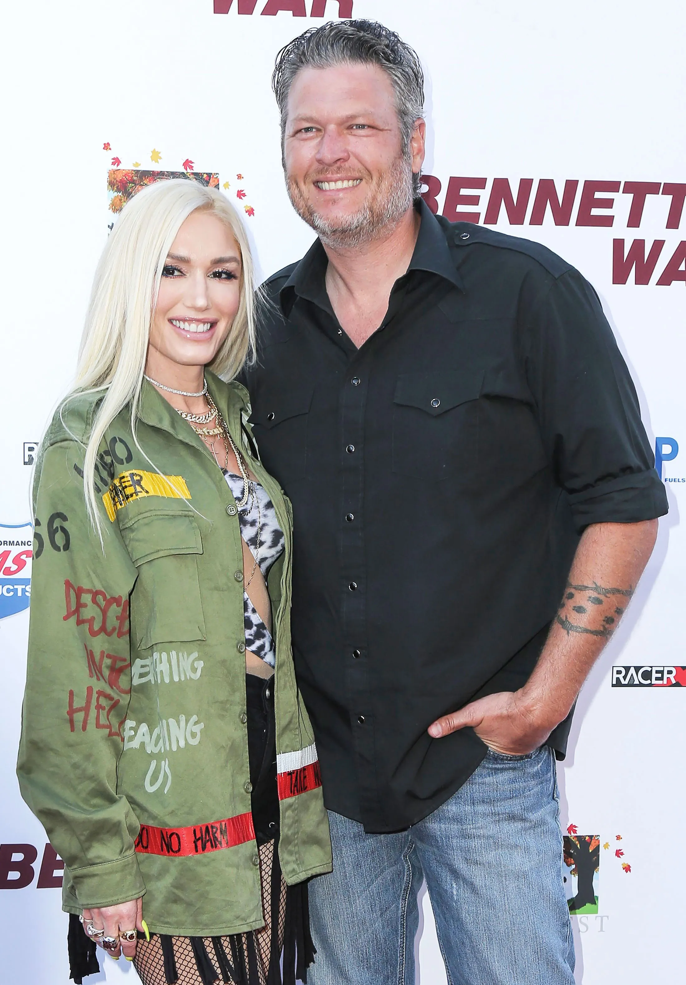 Gwen Stefani and Blake Shelton Celebrate a Belated Thanksgiving After Their Engagement