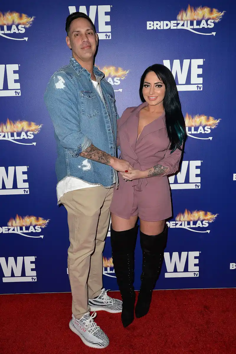Jersey Shore Angelina Pivarnick and Chris Larangeira Split