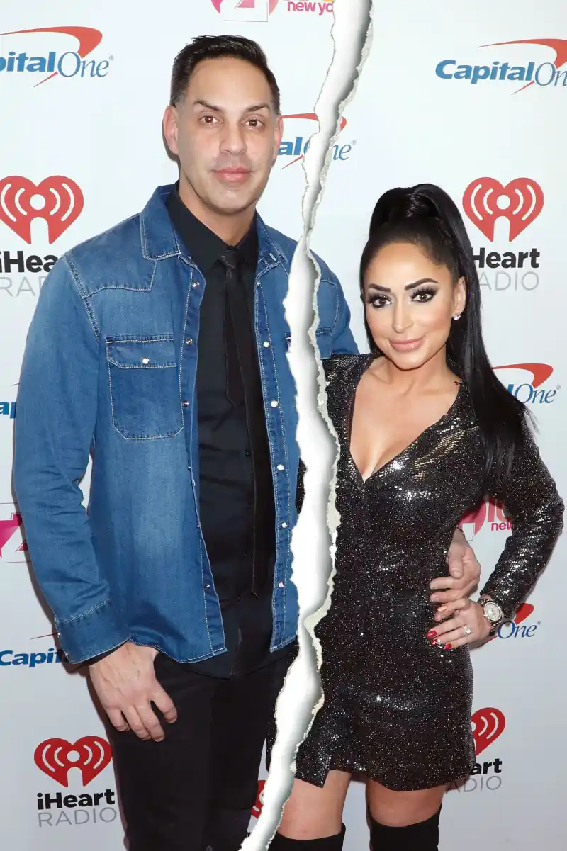 Jersey Shore Angelina Pivarnick and Chris Larangeira Split