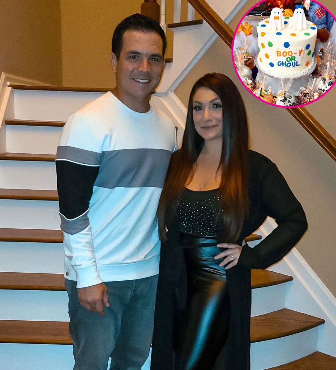 Jersey Shore Pregnant Deena Cortese Reveals Sex of 2nd Child With Christopher Buckner Halloween Cake