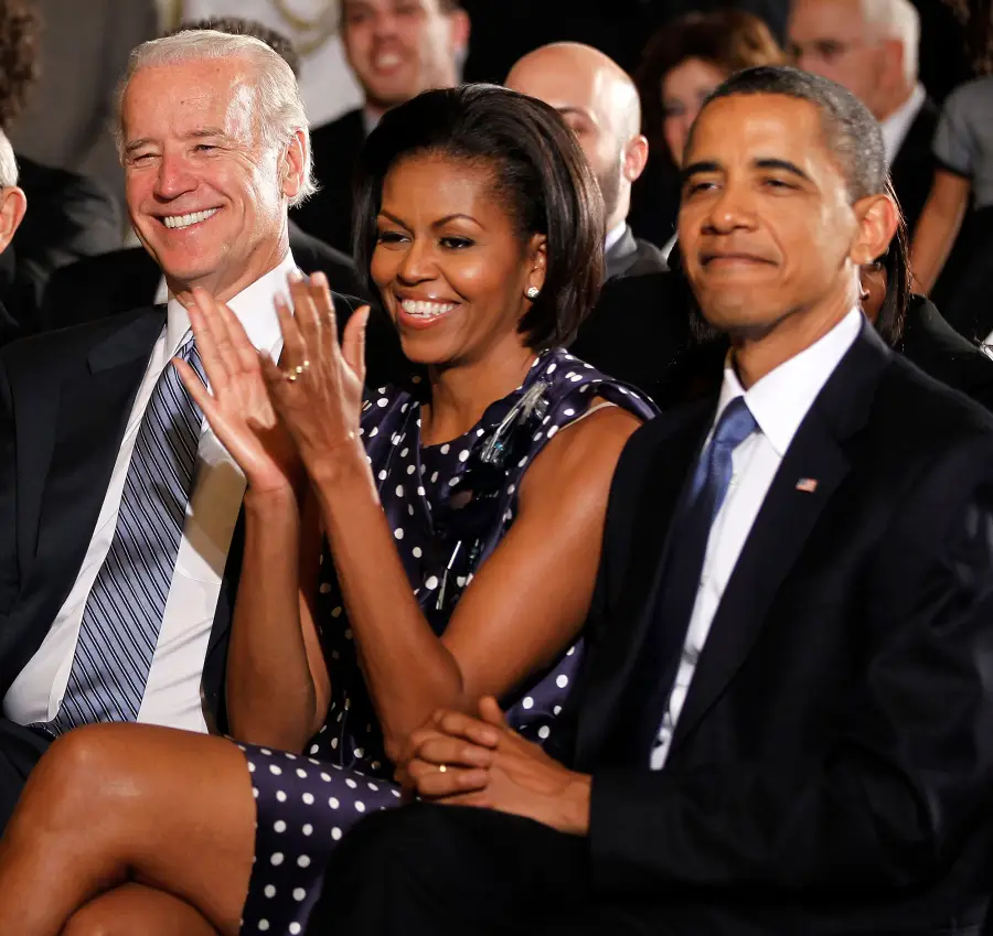 Joe Biden Michelle Barack Obama