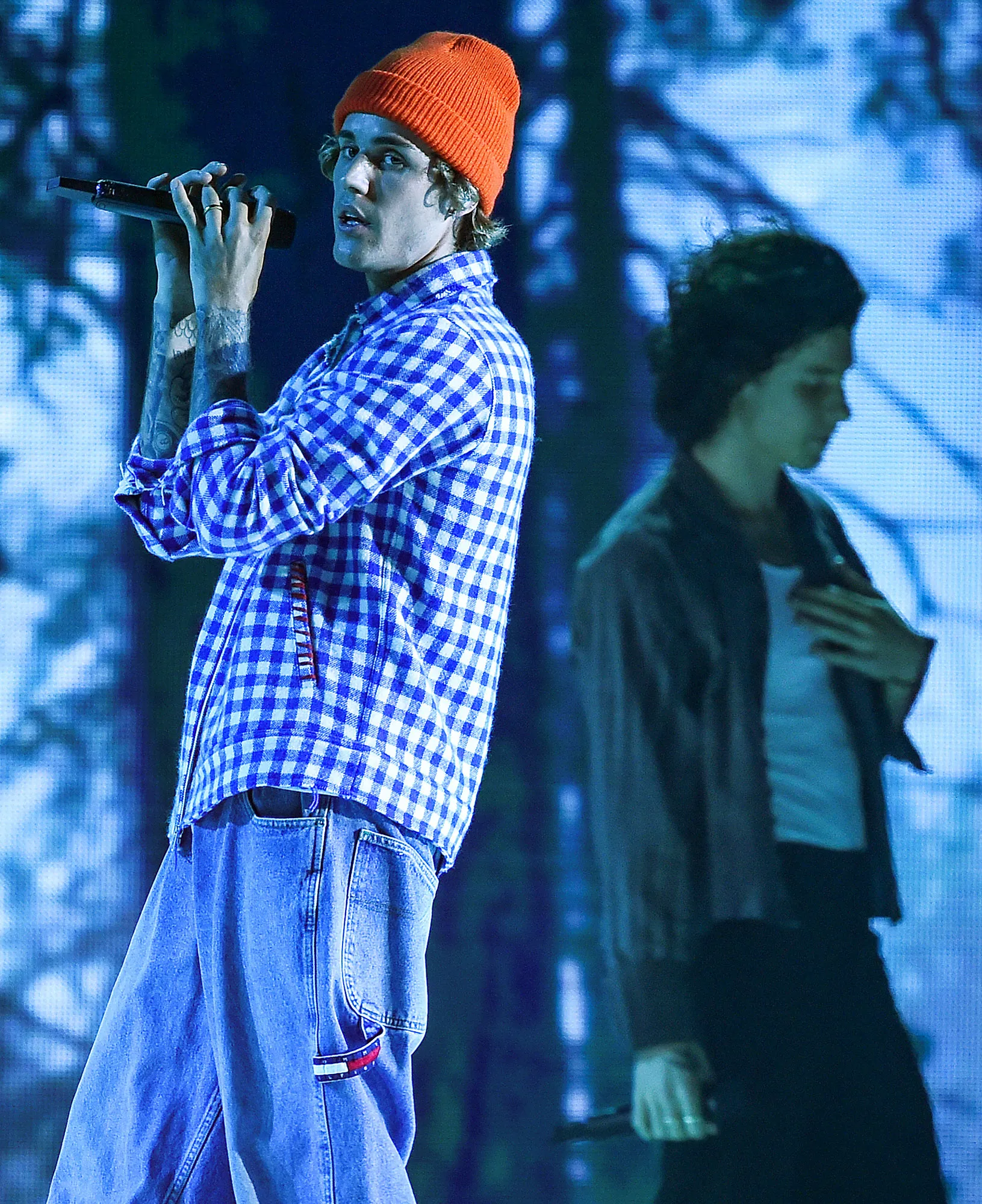 Justin Bieber Takes the American Music Awards 2020 Stage With Shawn Mendes