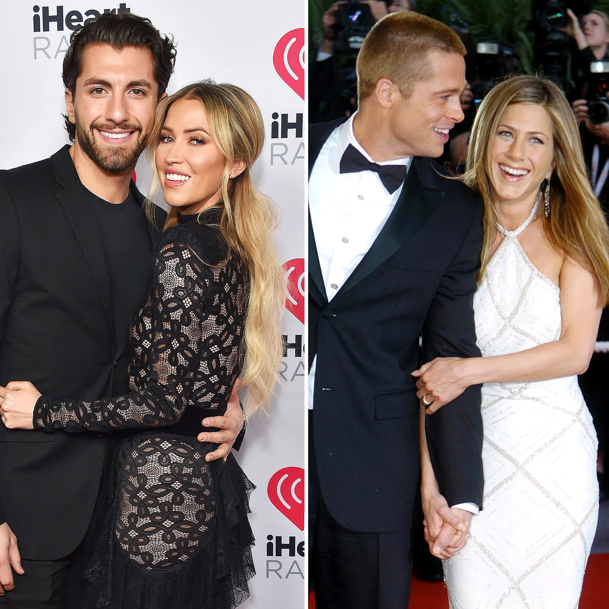 Kaitlyn Bristowe and Jason Tartick Nail It With Jen and Brad Halloween Costumes p