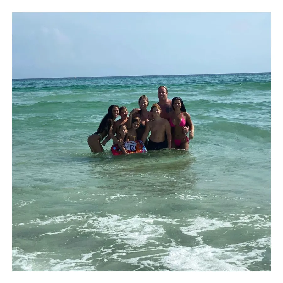 Kim Zolciak Biermann Beach Family Ocean