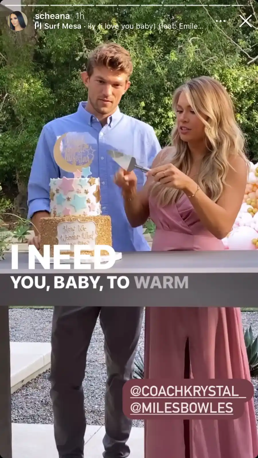 Bachelor's Pregnant Krystal Nielson Reveals Sex of Her and Miles Bowles' 1st Child