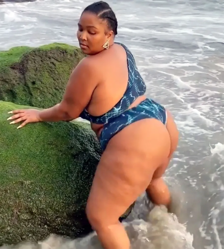 See Lizzo's Hottest Swim Moments