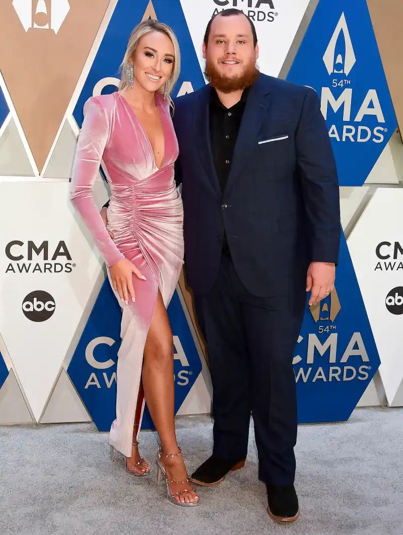NICOLE HOCKING LUKE COMBS CMA Awards 2020