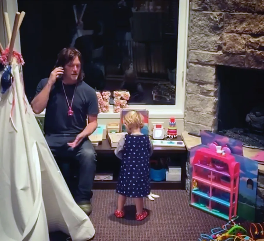 Helping Hand! Norman Reedus Teaches His and Diane Kruger’s Daughter ABC's