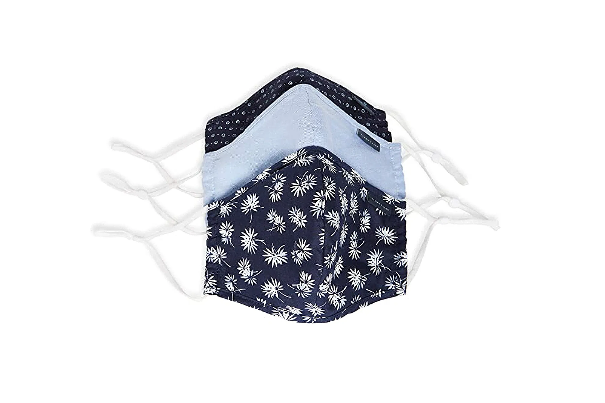 Perry Ellis Reusable Rounded Woven Fabric Face Masks