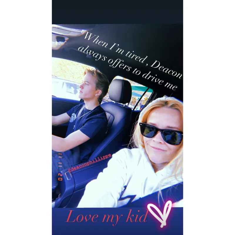 Reese Witherspoon Teaching Deacon Phillippe To Drive