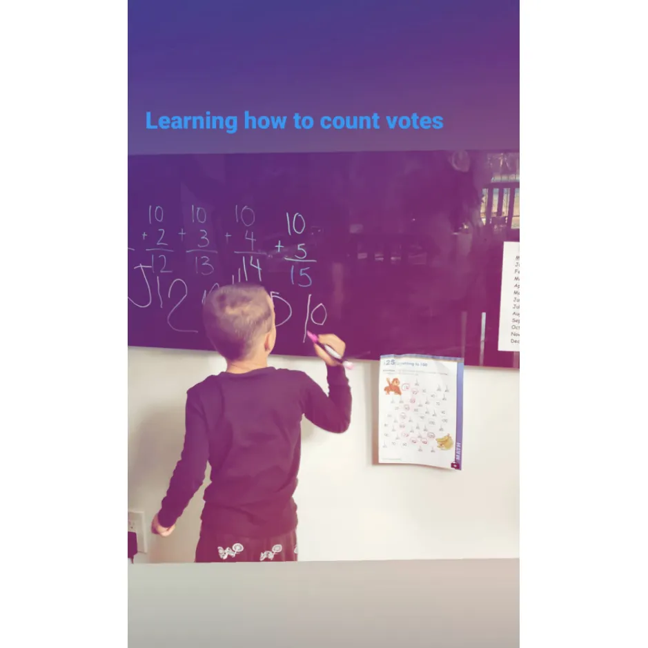 Ryan Dorsey Teaches His and Naya Rivera&rsquo;s Son Josey How to Count Votes Amid Election