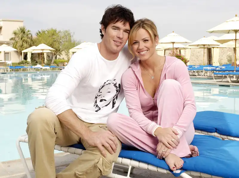 Trista and Ryan Sutter in 2003 Trista Sutter Claims Producers Pre-Planned Story Lines for Televised Wedding Special
