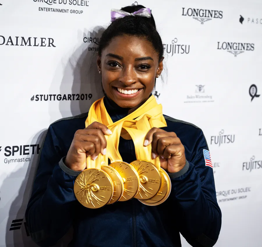 Simone Biles adopted