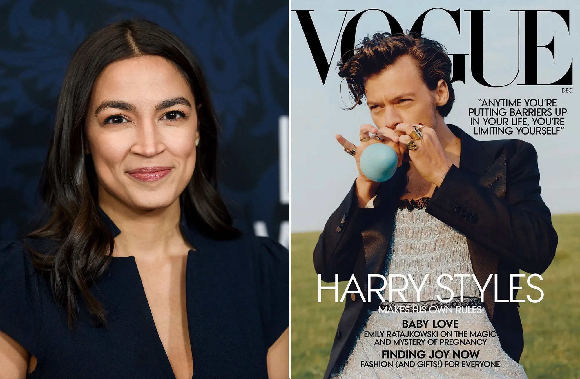 Stars Defend Harry Styles’ ‘Vogue’ Cover After Candace Owens Slam