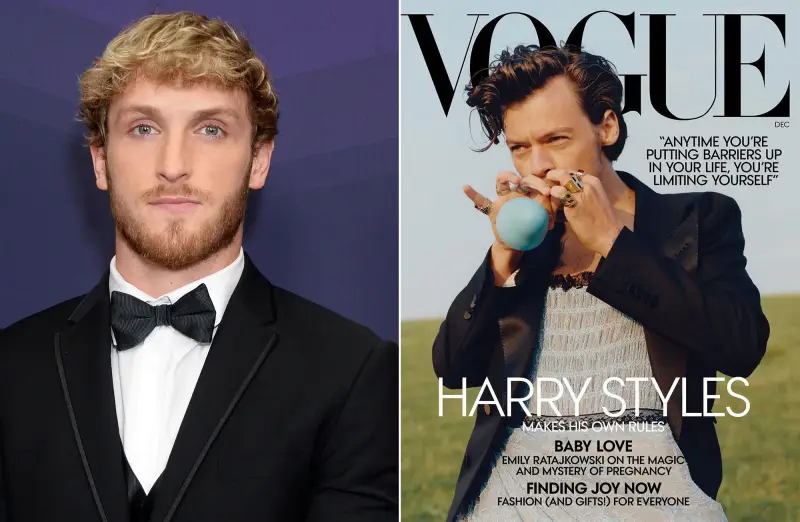 Logan Paul and More Stars Defend Harry Styles' 'Vogue' Cover