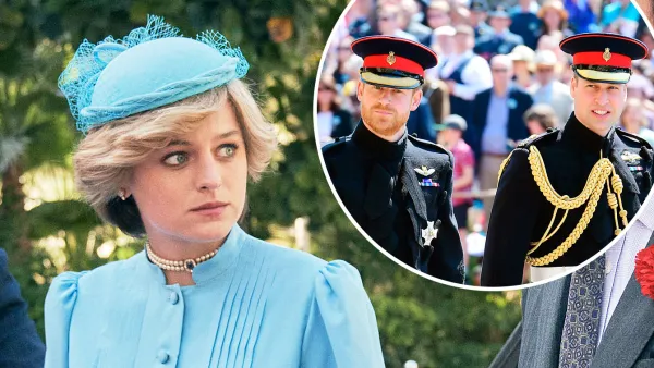 The Crown Emma Corrin Says She Would Leave If She Saw Prince William and Prince Harry at a Party