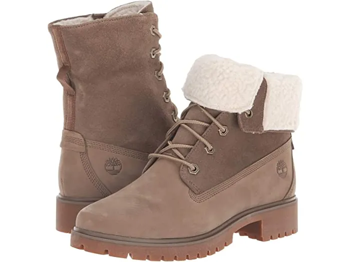 Timberland&nbsp;Jayne Waterproof Teddy Fleece Fold Down