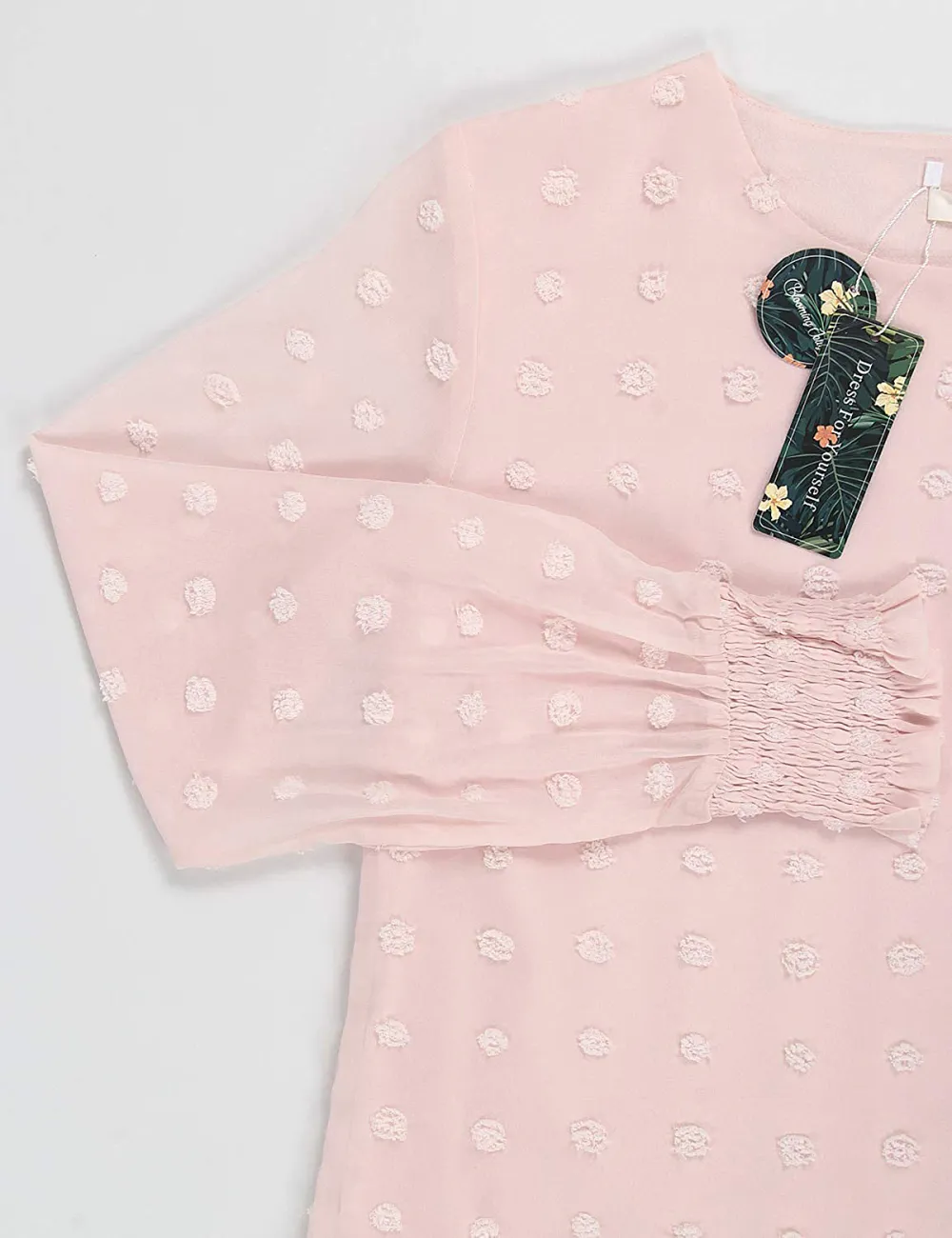 Blooming Jelly Chiffon Pom Pom Blouse