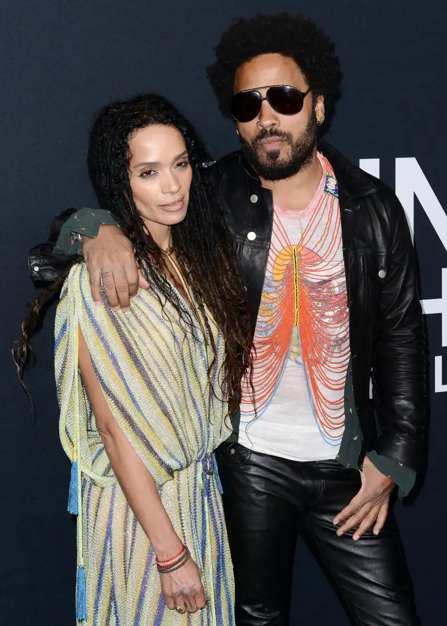 Lisa Bonet and Lenny Kravitz Celebrity Friendly Exes