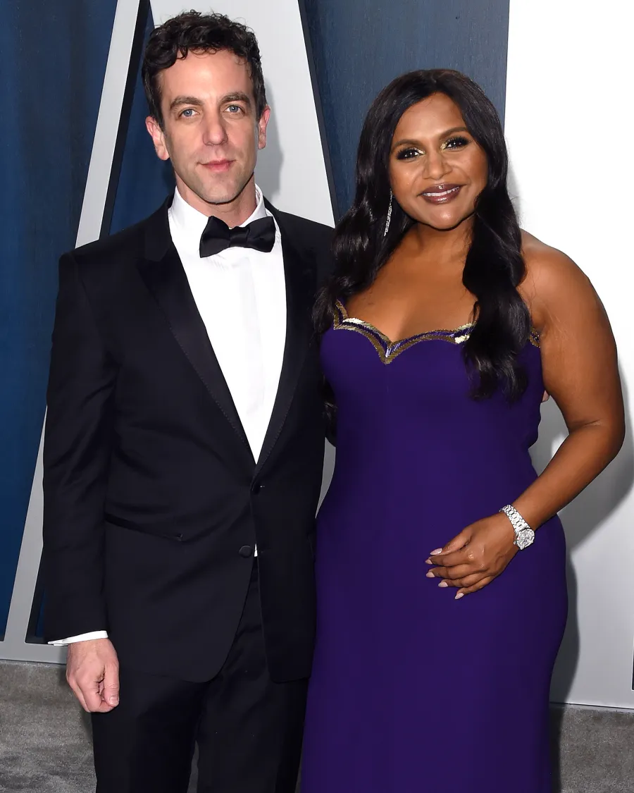 Mindy Kaling and B.J. Novak Celebrity Friendly Exes