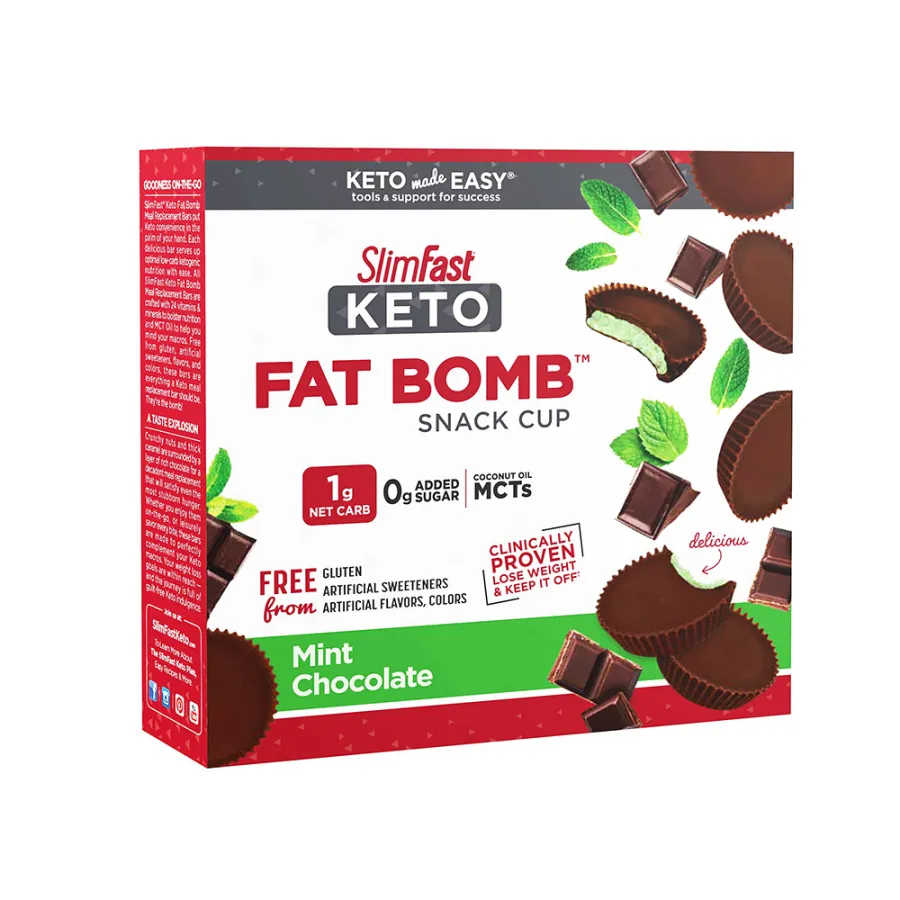 SlimFast Keto Mint Chocolate Fat Bomb Luxury Handbag Shopping Buzzzz-o-Meter Issue 50