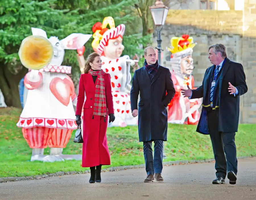 Visiting Cardiff Castle Prince William and Duchess Kate Royal Train Tour