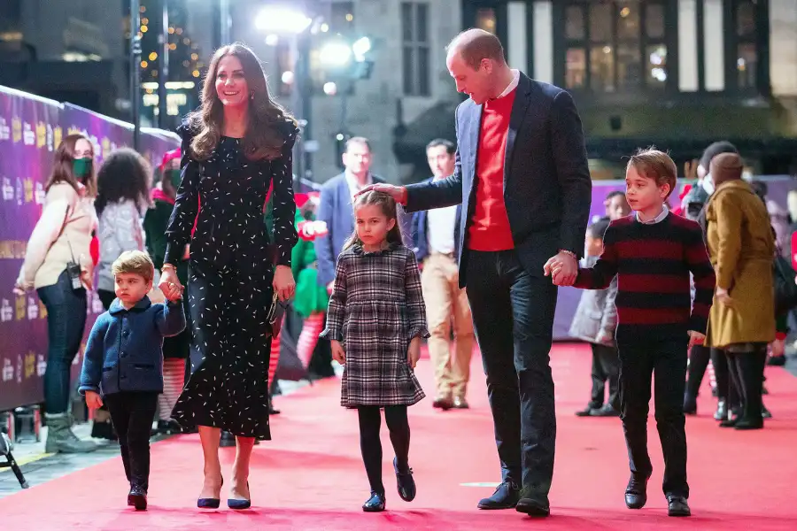 Prince George Princess Charlotte and Prince Louis Walk Their First Red Carpet