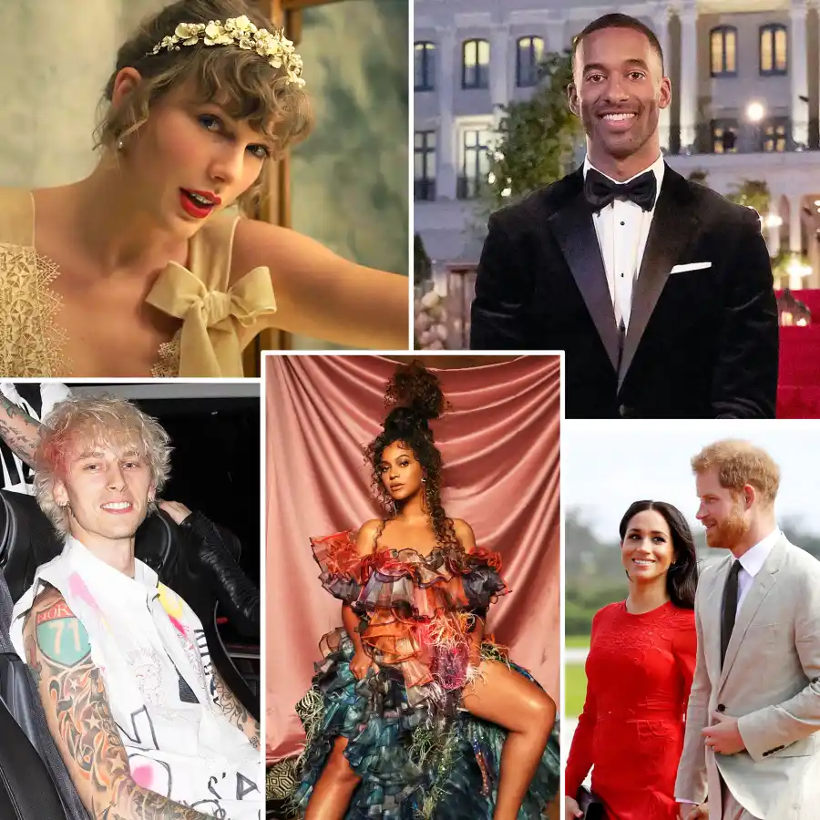 10 Good Things That Happened 2020 Taylor Swift Matt James Prince Harry Meghan Markle Beyonce Machine Gun Kelly