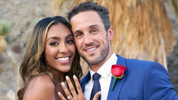 All the Deets on Tayshia Adams' Engagement Ring From Zac Clark