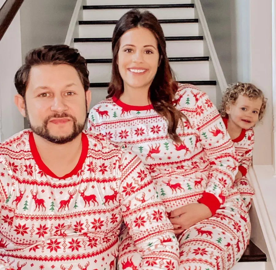 Ashley Petta Married at First Sight Celeb Parents Wear Matching PJs With Kids