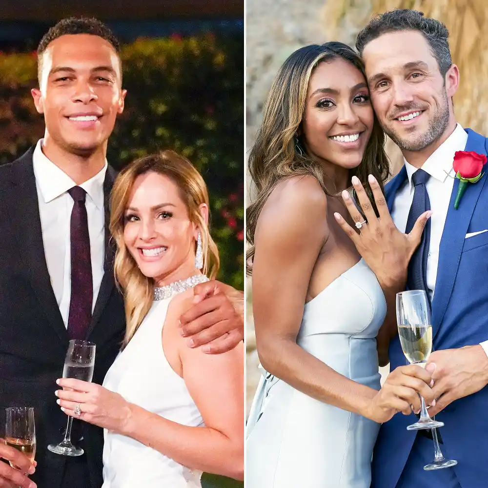 Bachelorettes Clare Crawley and Dale Moss Celebrate Tayshia Adams and Zac Clark Engagement