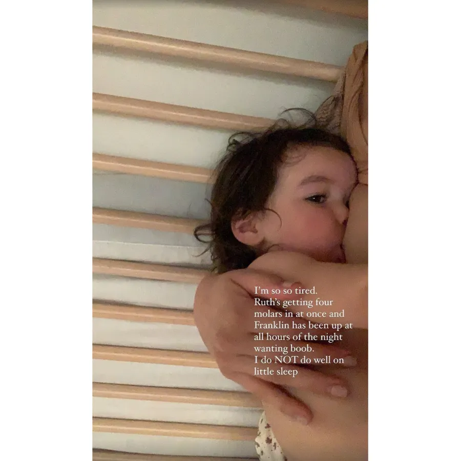 Bekah Martinez breastfeeding Ruth