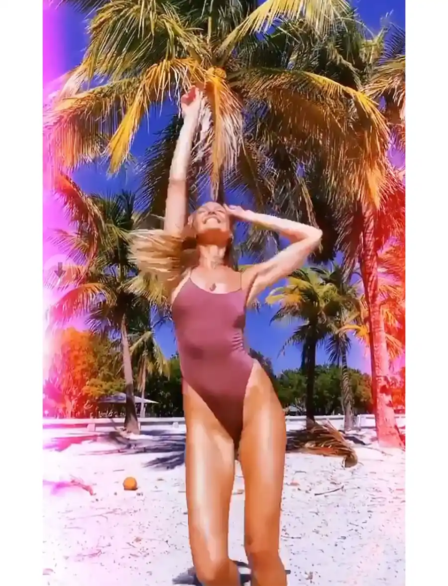 Candice Swanepoel Celebrates the New Year By Dancing in 2 Gorgeous Swimsuits