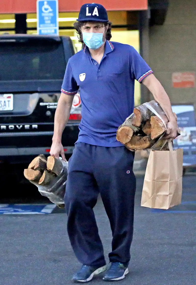 Casey Affleck wood logs