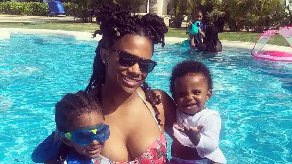 Pool Play! See Kandi Burruss’ Family and More Celeb Kids Swimming