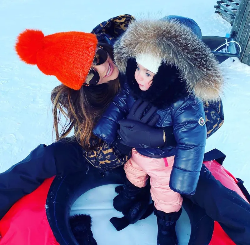 Celebrity Kids Playing in Snow, Building Snowmen in Winter: Pics