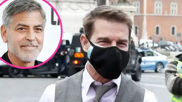Celebrities React Tom Cruise Mission Impossible 7 COVID Rant George Clooney