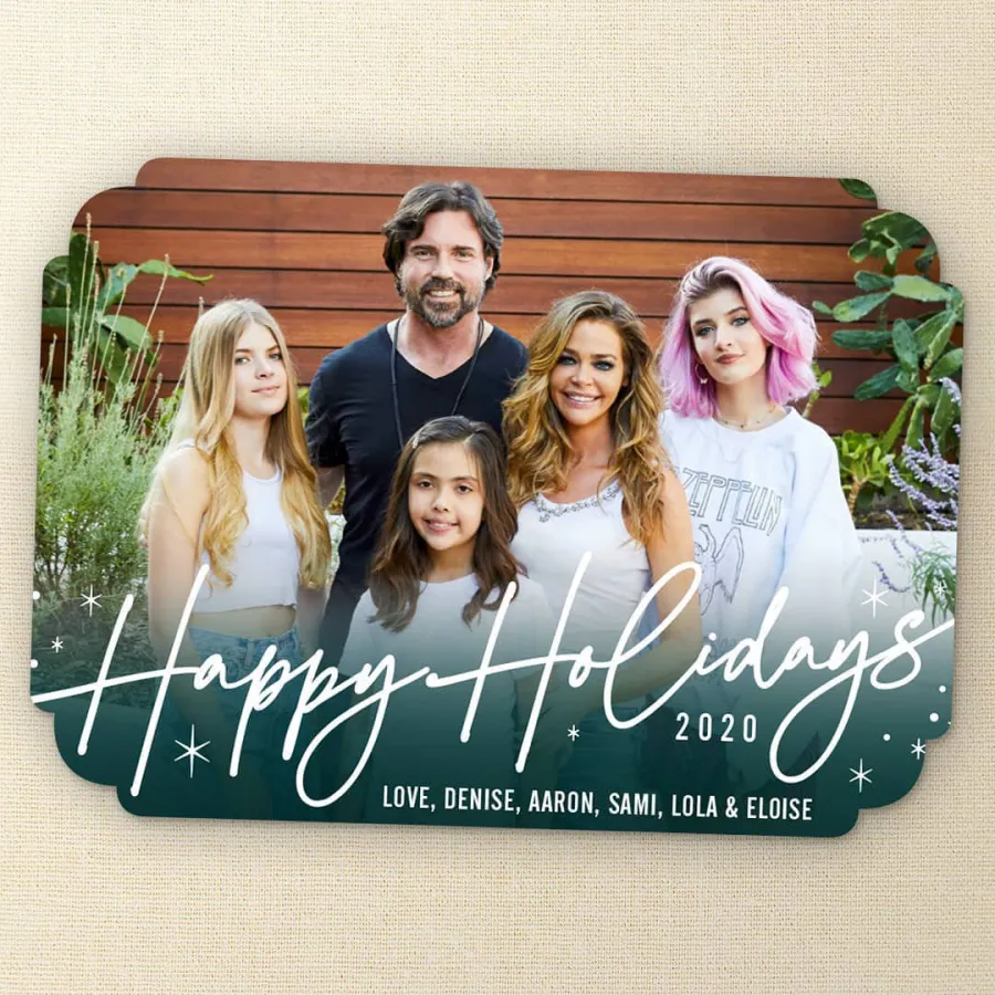Celebrity Holidays Cards 2020 Denise Richards