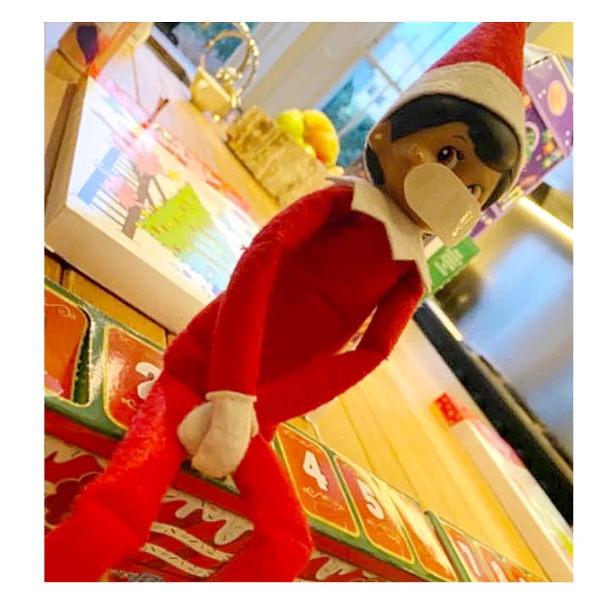 Victoria Beckham Celebrity Parents Are Making Santa Claus Proud With Creative Elf Shelf Setups