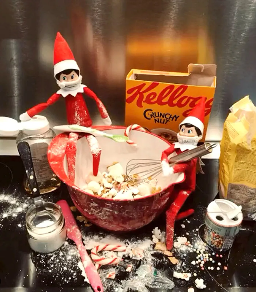 Celebrity Parents Are Making Santa Claus Proud With Creative Elf Shelf Setups