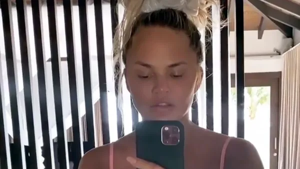 Chrissy Teigen's Hilariously Honest Solution to Her Bathing Suit Struggles
