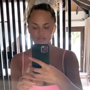 Chrissy Teigen's Hilariously Honest Solution to Her Bathing Suit Struggles