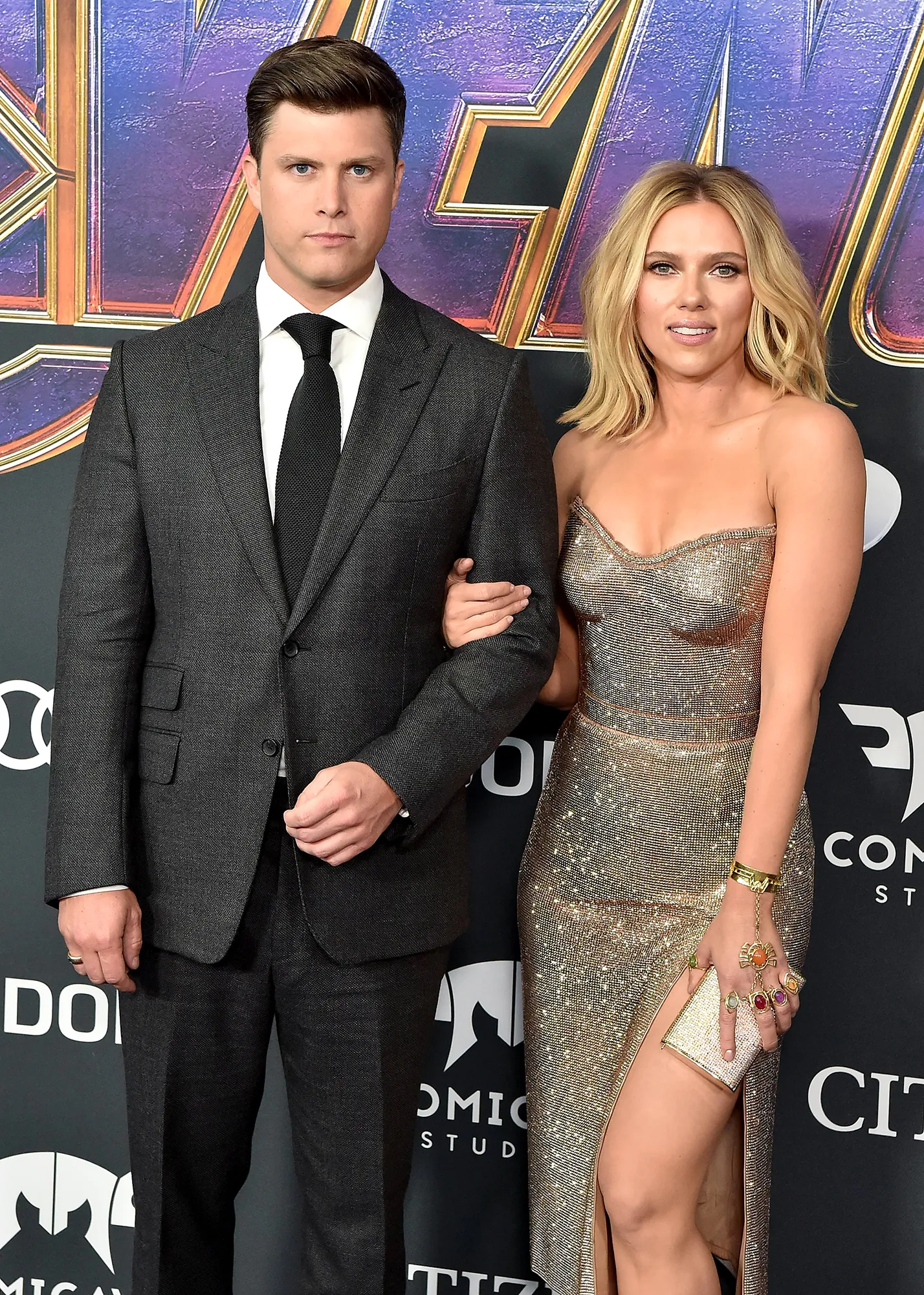 Colin Jost Reluctantly Jokes About Wife Scarlett Johansson’s Past Casting Controversies on ‘Saturday Night Live’