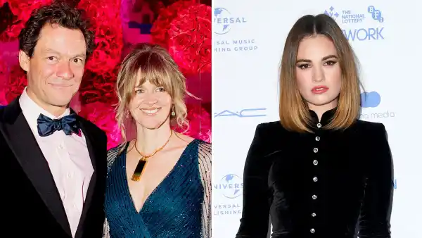 Dominic West Catherine FitzGerald Pose Family Christmas Pic After Lily James Scandal