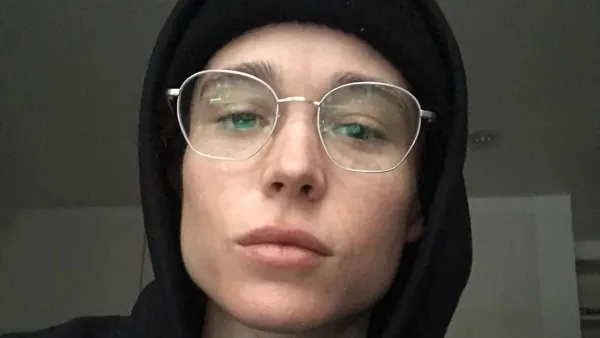 Elliot Page Shares 1st Selfie Since Coming Out as Trans