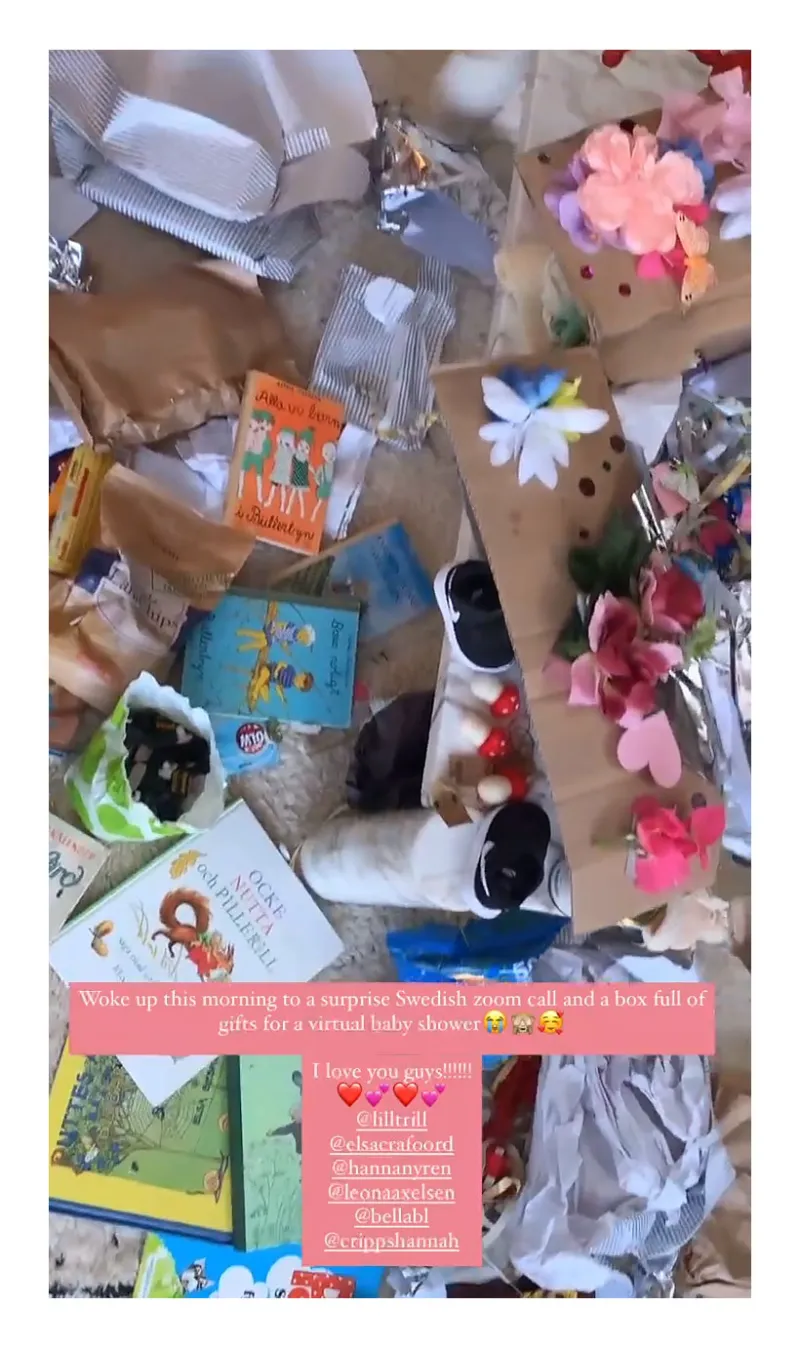 Elsa Hosk Baby Shower