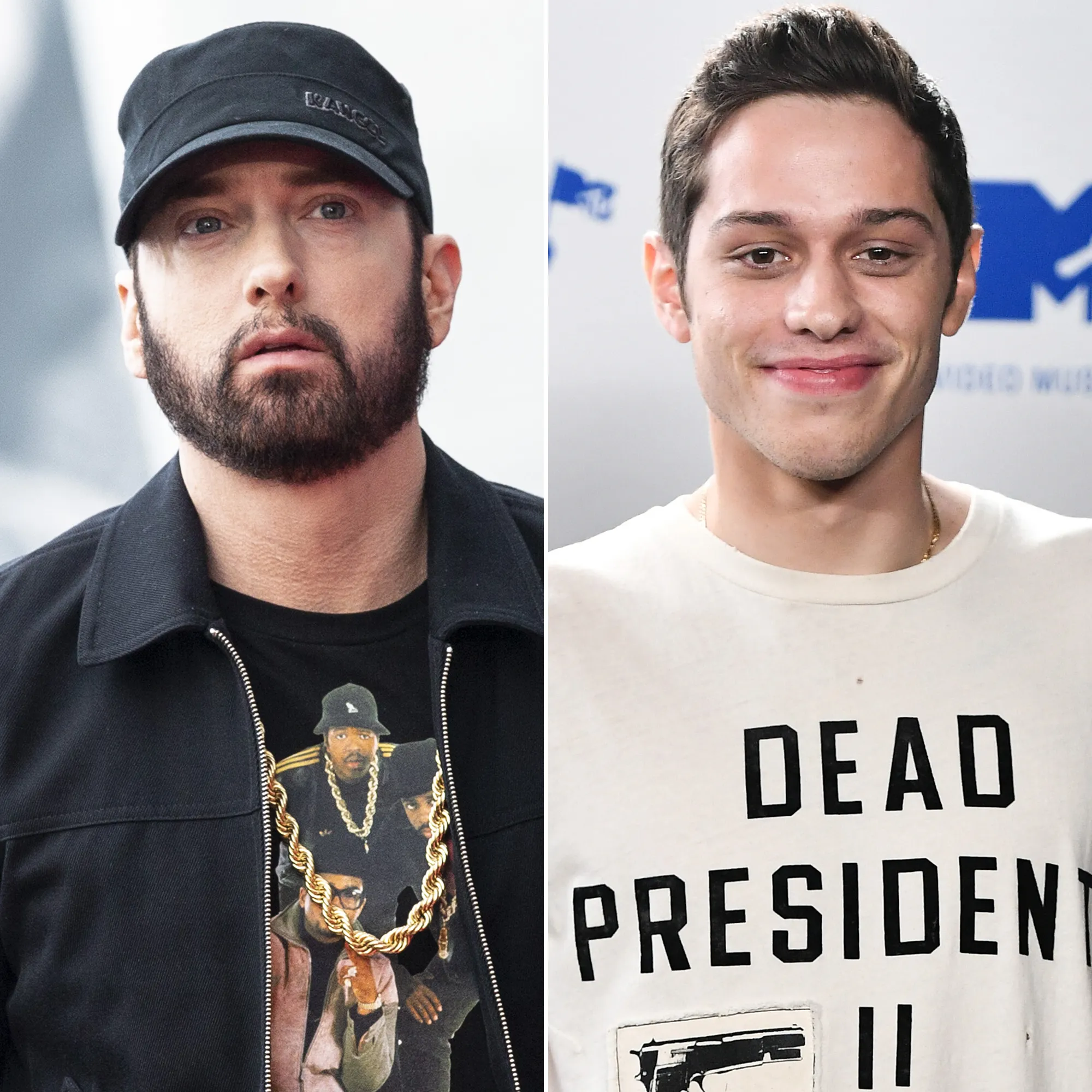 Eminem Makes Surprise Cameo in Pete Davidson's Holiday 'Stan' Parody on 'Saturday Night Live'