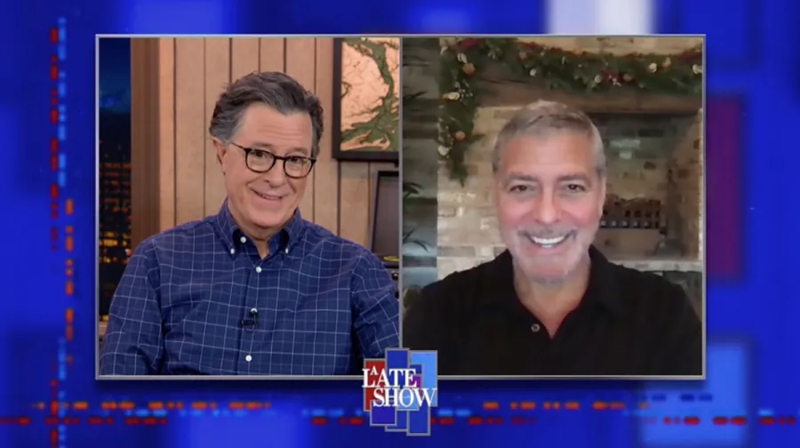 George Clooney Late Show with Stephen Colbert