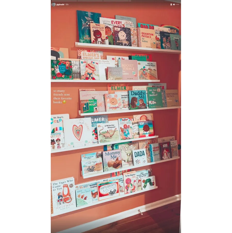 Gigi Hadid Shares Pic of Her Bump the Day Before She Gave Birth Closer Look at Her Nursery