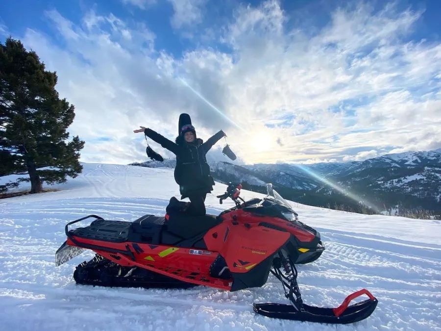 Julianne Hough Snowmobile Snow Bunnies